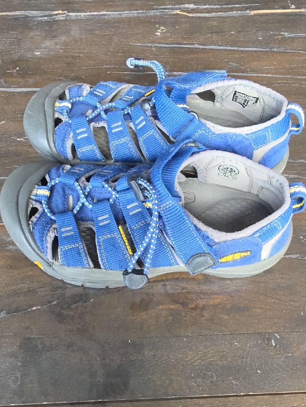 (2) KEEN Kids' Blue Sandal - Secure Outdoor Water Shoe Summer Adventure Outdoors